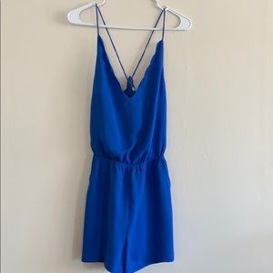 Royal blue romper